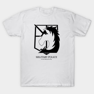 attack on titan wings logo military police T-Shirt